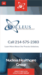Mobile Screenshot of nucleushealthgroup.com